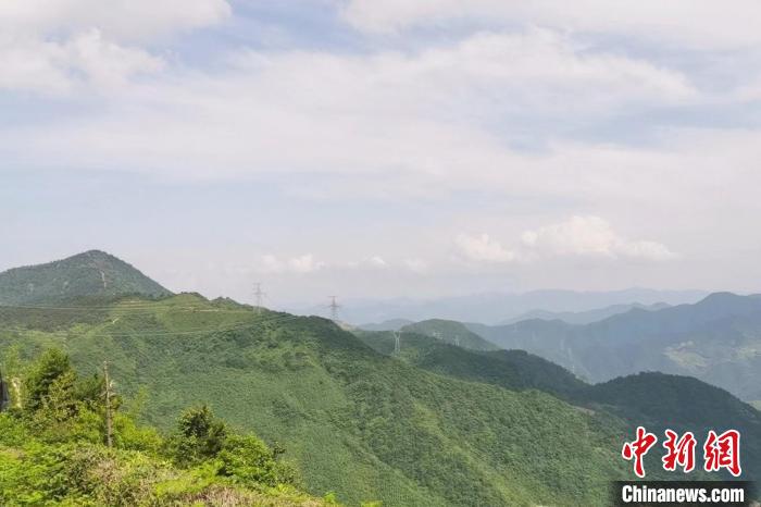 括苍山脉的山顶风光 张雨滴 摄